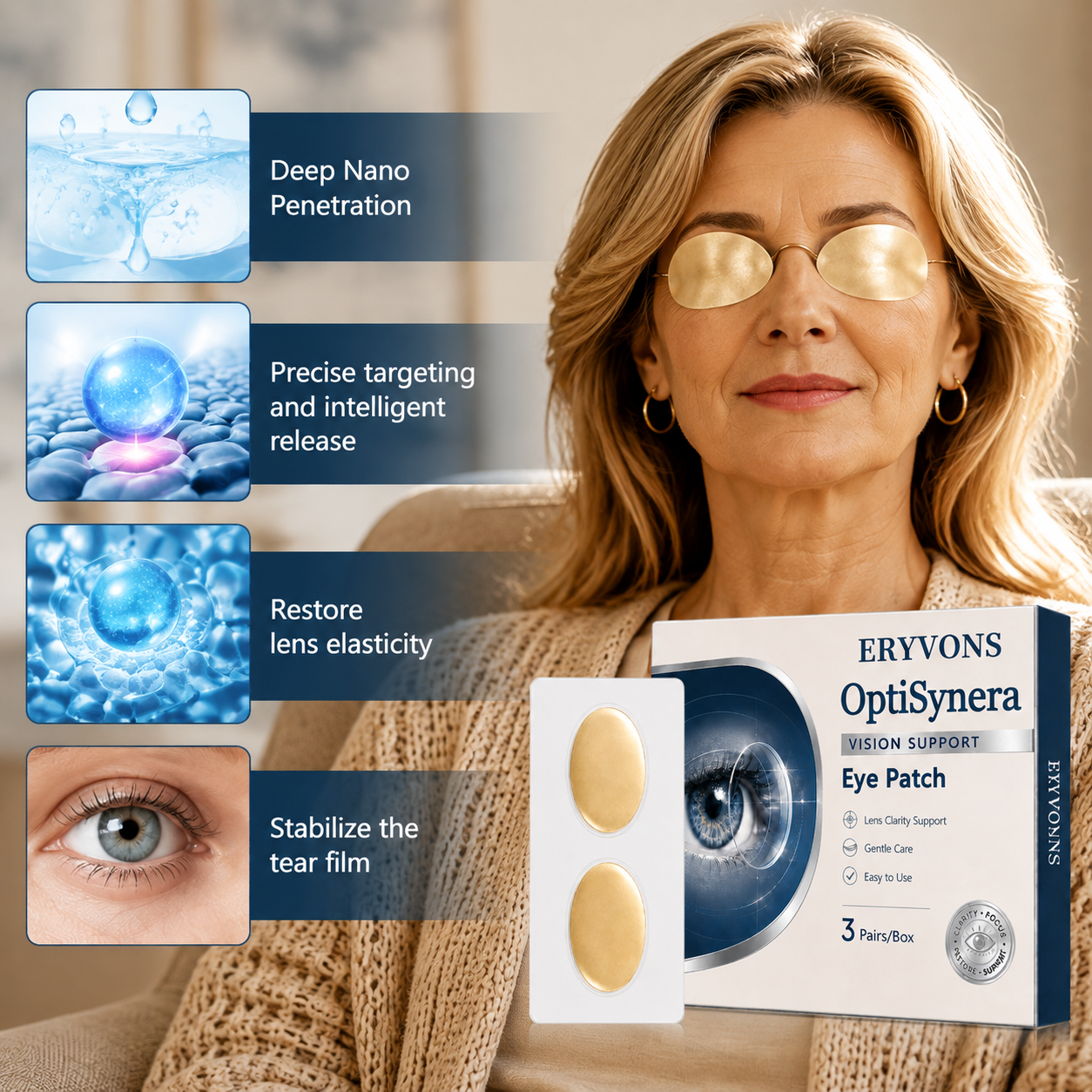 ERYVONS® OptiSynera Vision Support Eye Patch👁️✨